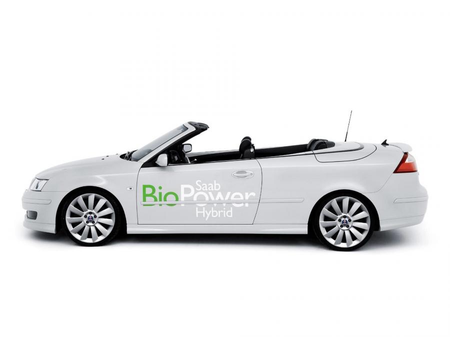  Saab 9-3 Convertible BioPower Hybrid Concept 2006 года  (фото 14 из 16)